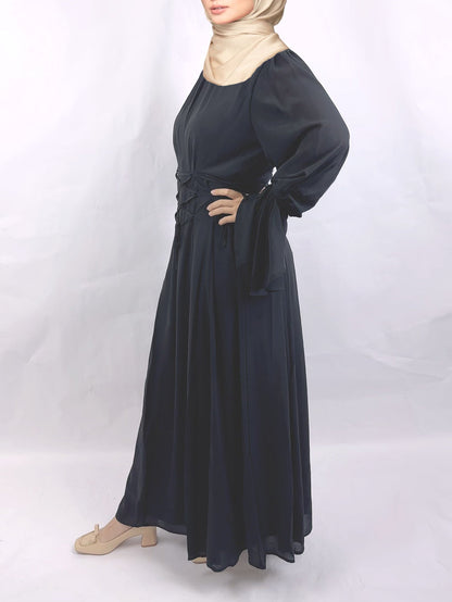 Women's Plain Modest Abaya Dress