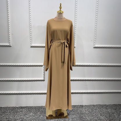 Women's Plain Casual Modest Dress