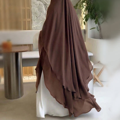 Modest Double Chiffon Swing Hijab