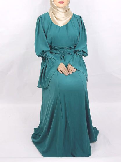 Women's Plain Modest Abaya Dress