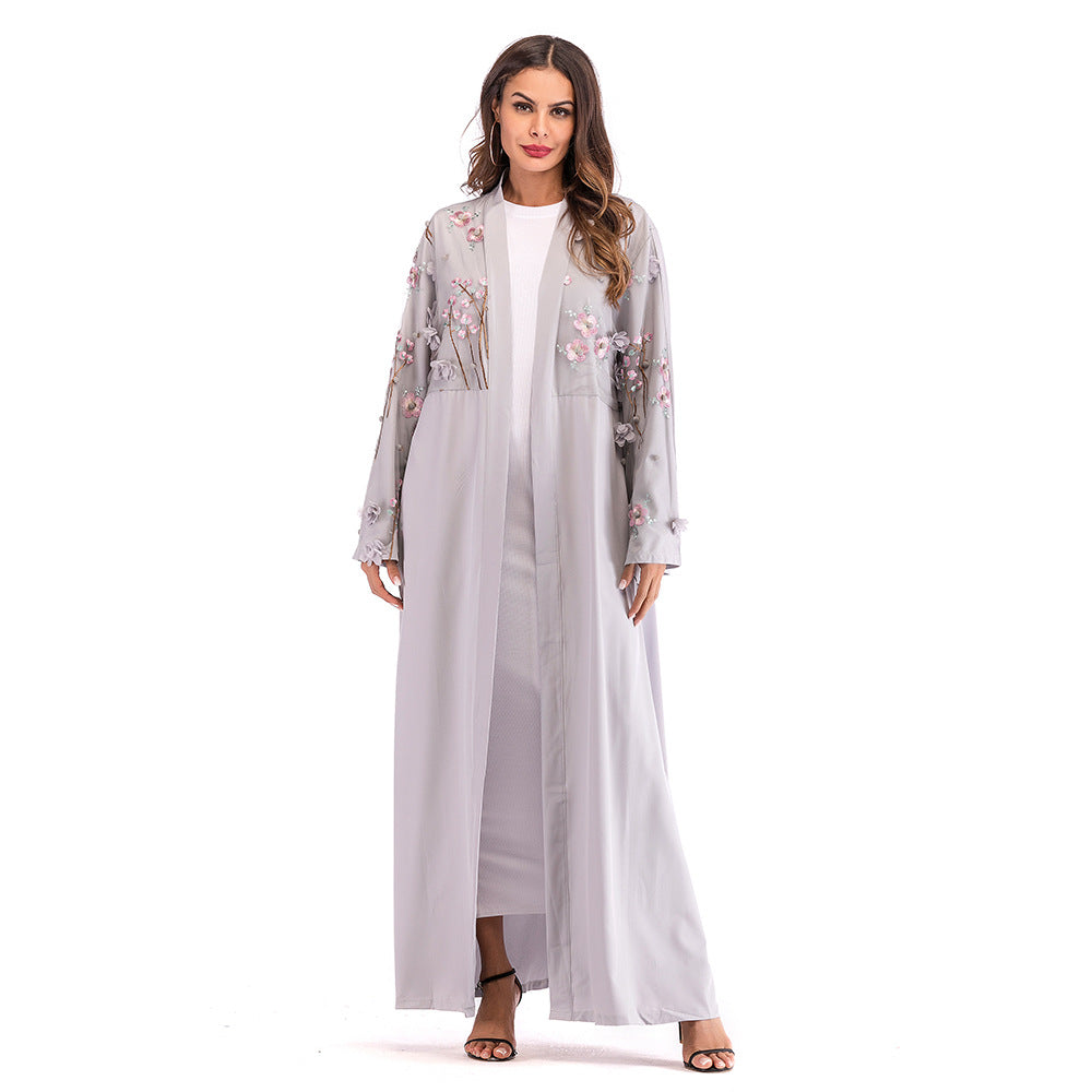 Women's Mesh Loose Lace Robe Dress