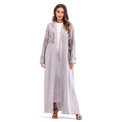 Women's Mesh Loose Lace Robe Dress