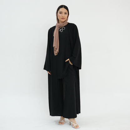 Women's Modest Three-piece Top And Pants Suit