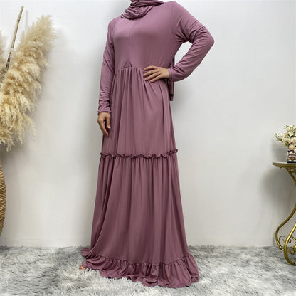 Plain Fashion Islamic Style Abaya Dress