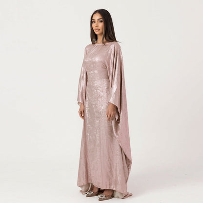 Muslim Solid Color Modest Abaya Dress