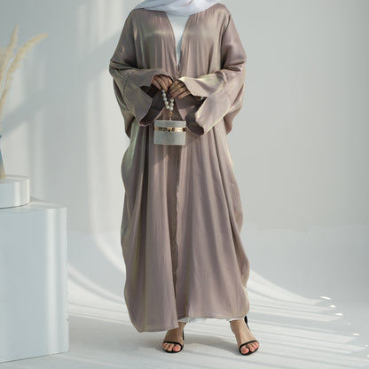 Plain Glitter Fabric Exquisite Robe