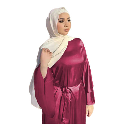 Women's Double Flare Sleeve Abaya Dress