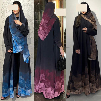 Women's Elegant Black Mosque Suit