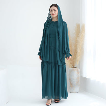 Women's Plain Modest Abaya Dress