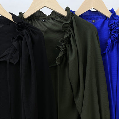 Women's Plain Modest Abaya Dress