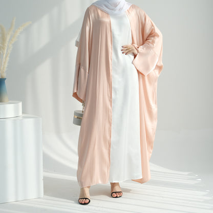 Plain Glitter Fabric Exquisite Robe