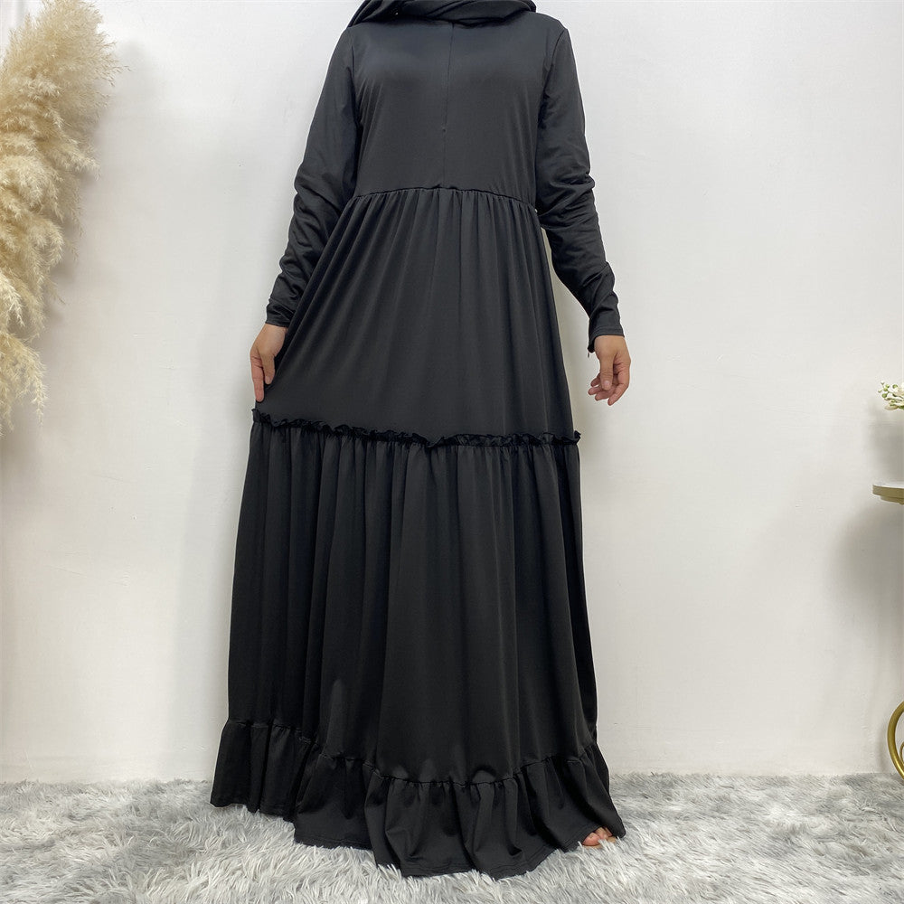 Plain Fashion Islamic Style Abaya Dress