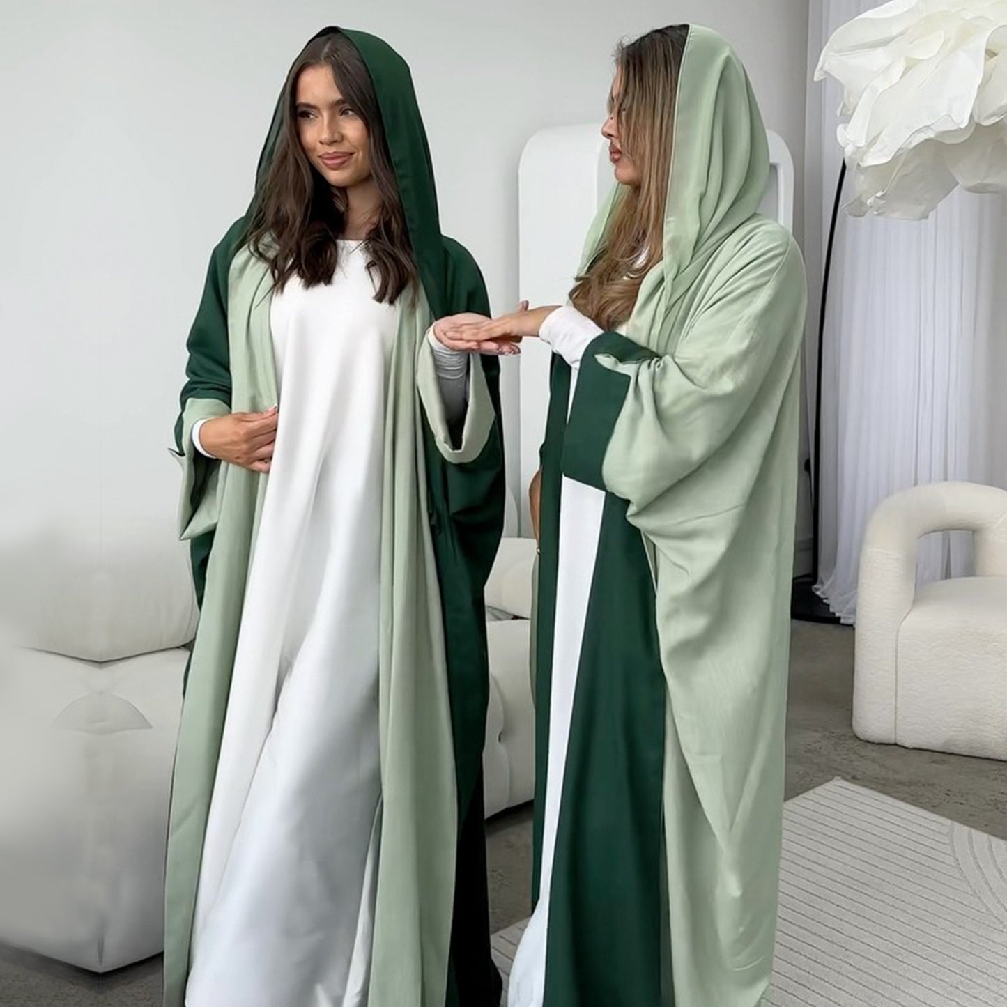 Modest Reversible Wearable Elegant Robe