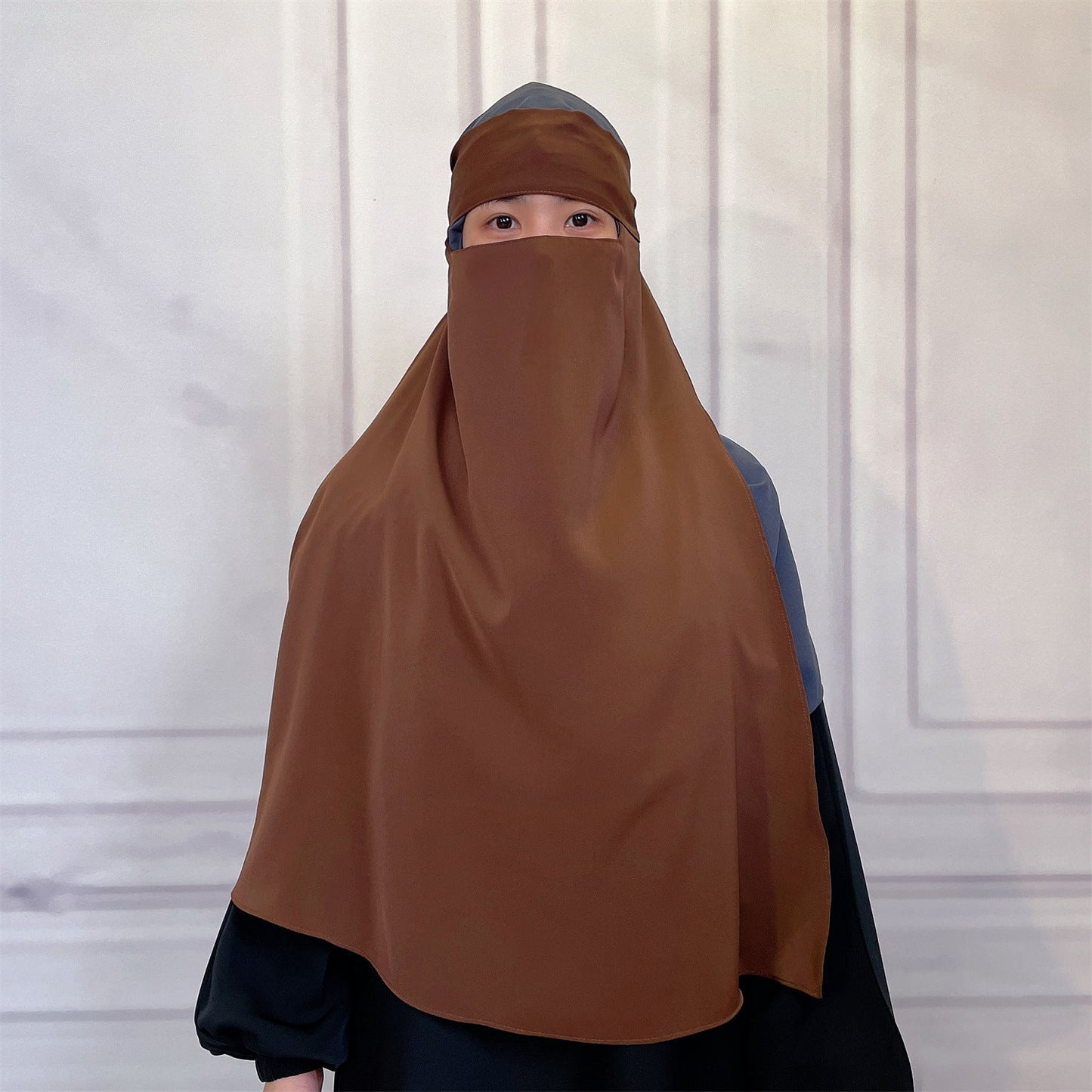 Muslim Plain Mask Hijab