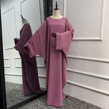 Women's Solid Color Abaya Dress