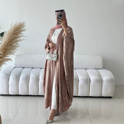 Women's Fashion Stitching Elegant Robe