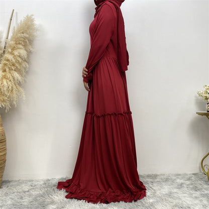 Plain Fashion Islamic Style Abaya Dress