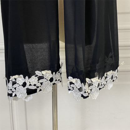 Lace Black Scarf Hijab