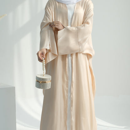 Plain Glitter Fabric Exquisite Robe