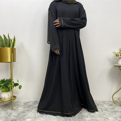 Modest Black Abaya Dress