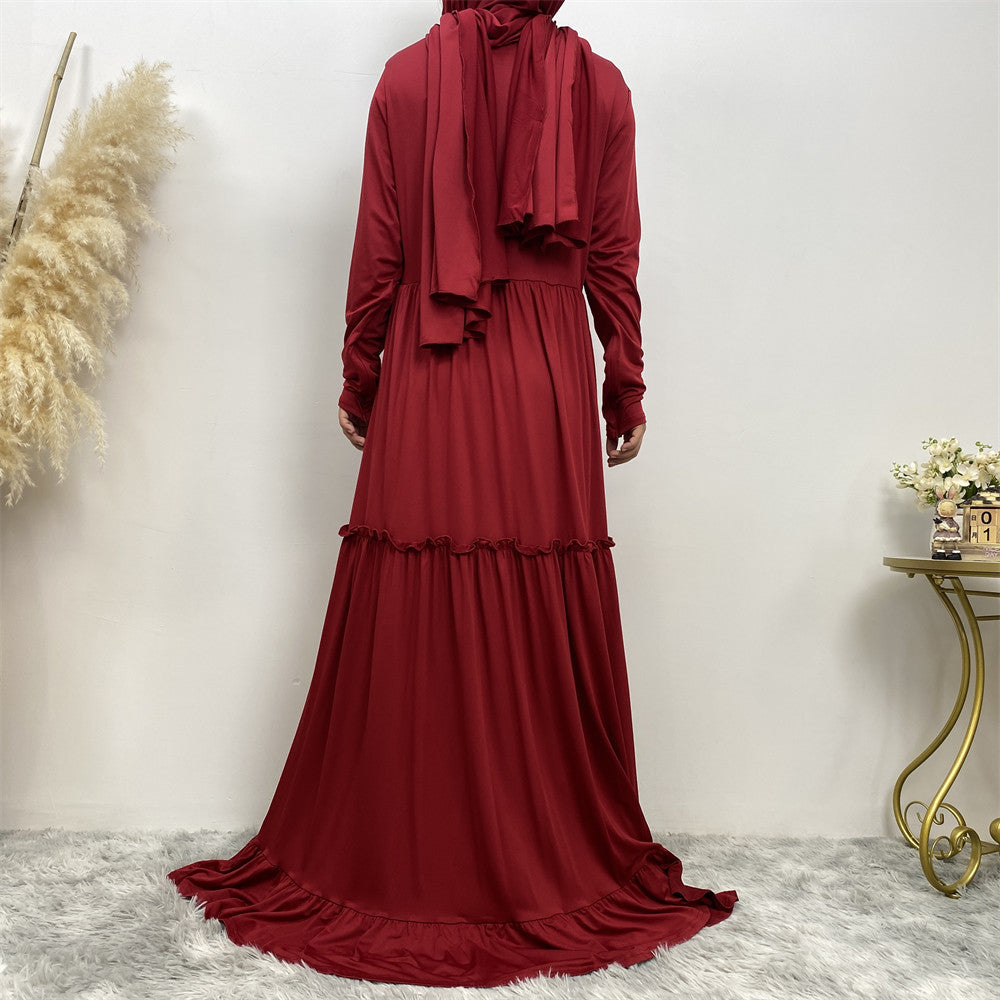 Women's Plain Modest Abaya Dress