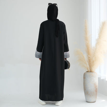 Modest Patchwork Elegant Abaya Dress