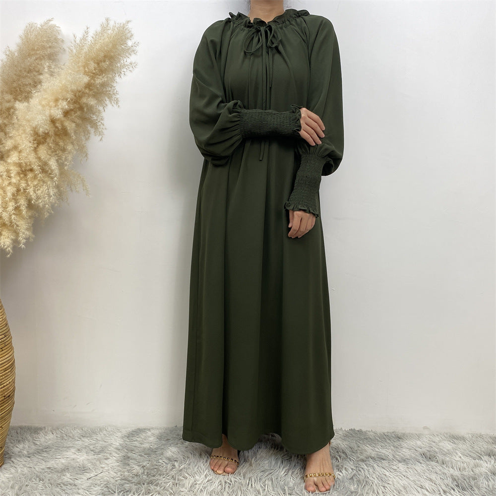 Women's Plain Modest Abaya Dress