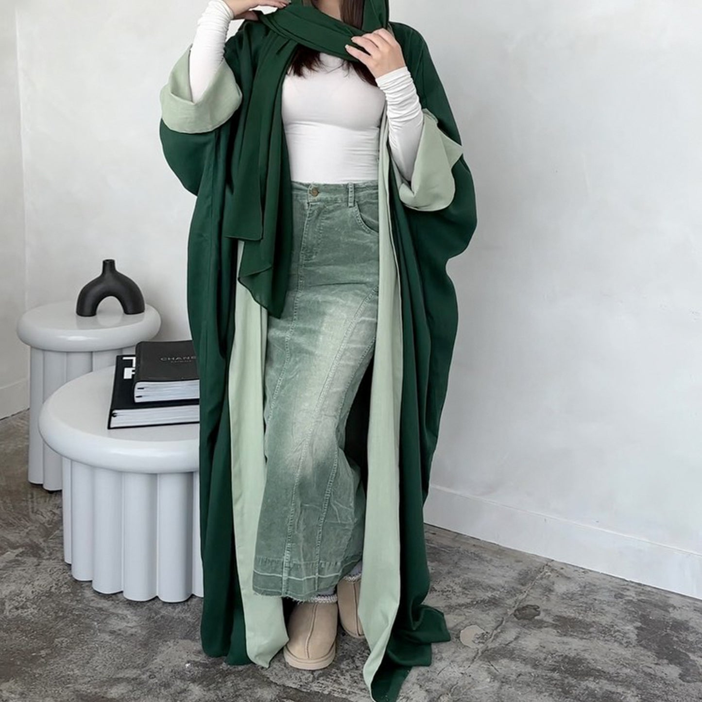 Modest Reversible Wearable Elegant Robe