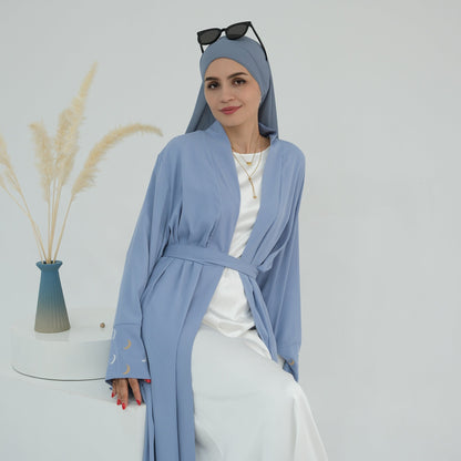 Plain Embroidered Elegant Robe