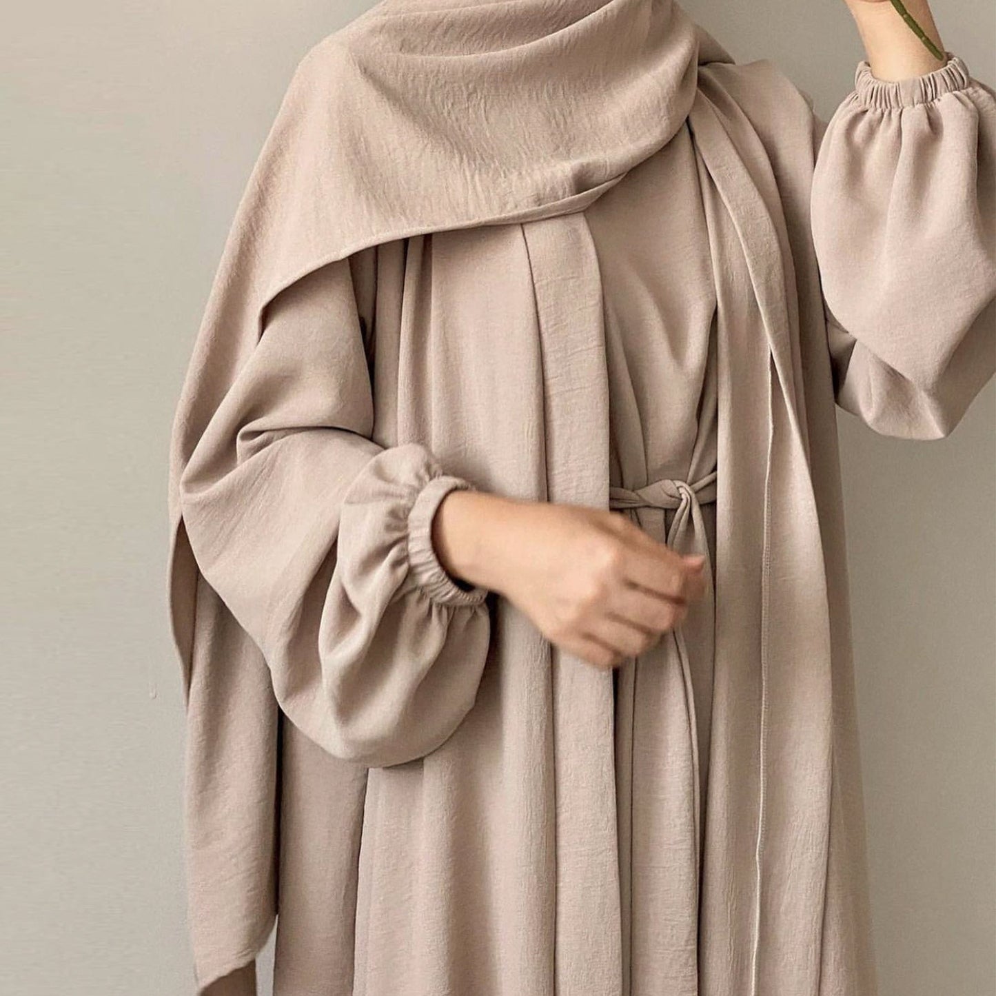 Women's Plain Modest Two-piece Suit