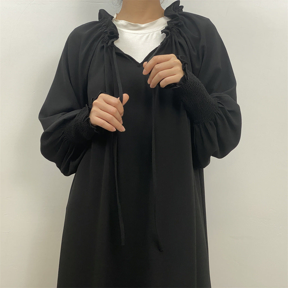 Women's Plain Modest Abaya Dress