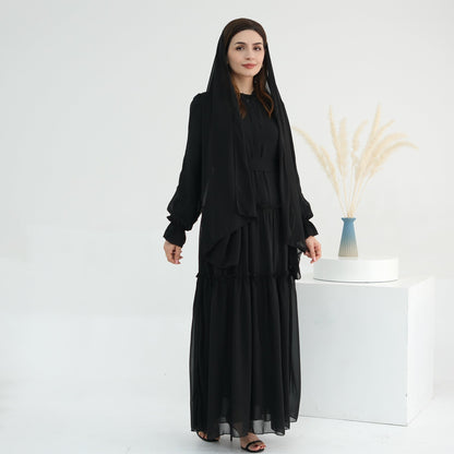 Women's Plain Modest Abaya Dress