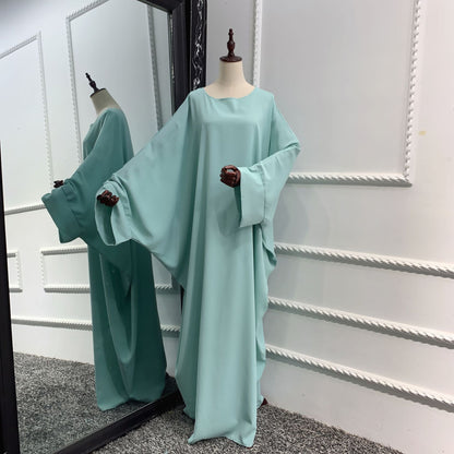 Women's Solid Color Abaya Dress