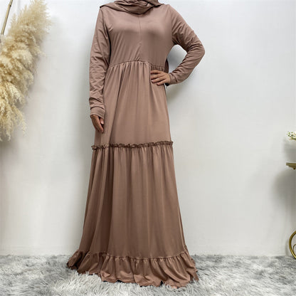 Women's Plain Modest Abaya Dress