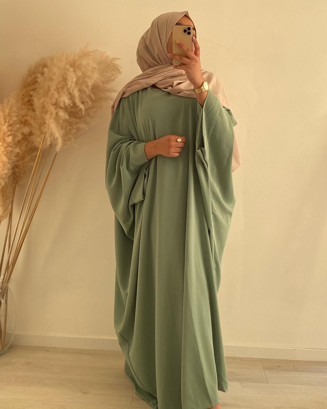 Women's Solid Color Abaya Dress