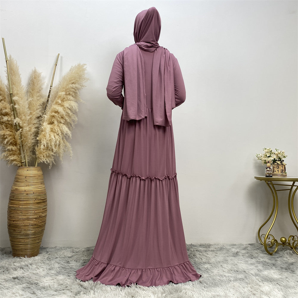 Women's Plain Modest Abaya Dress