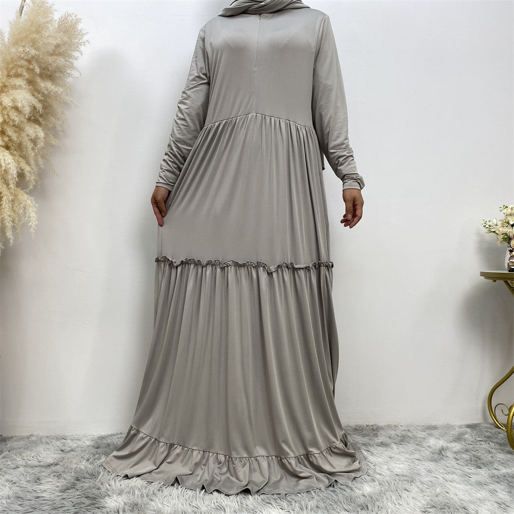 Plain Fashion Islamic Style Abaya Dress