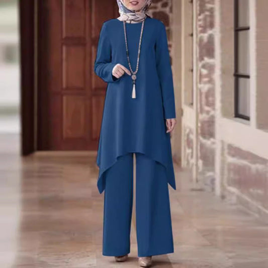 Women's Modest Pullover Casual Matching Sets