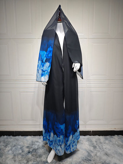 Women's Elegant Black Mosque Suit