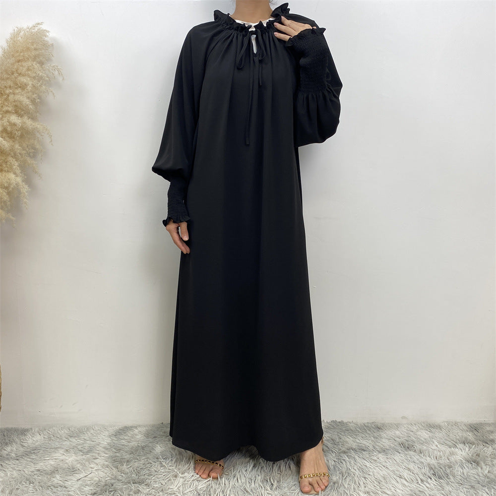 Women's Plain Modest Abaya Dress