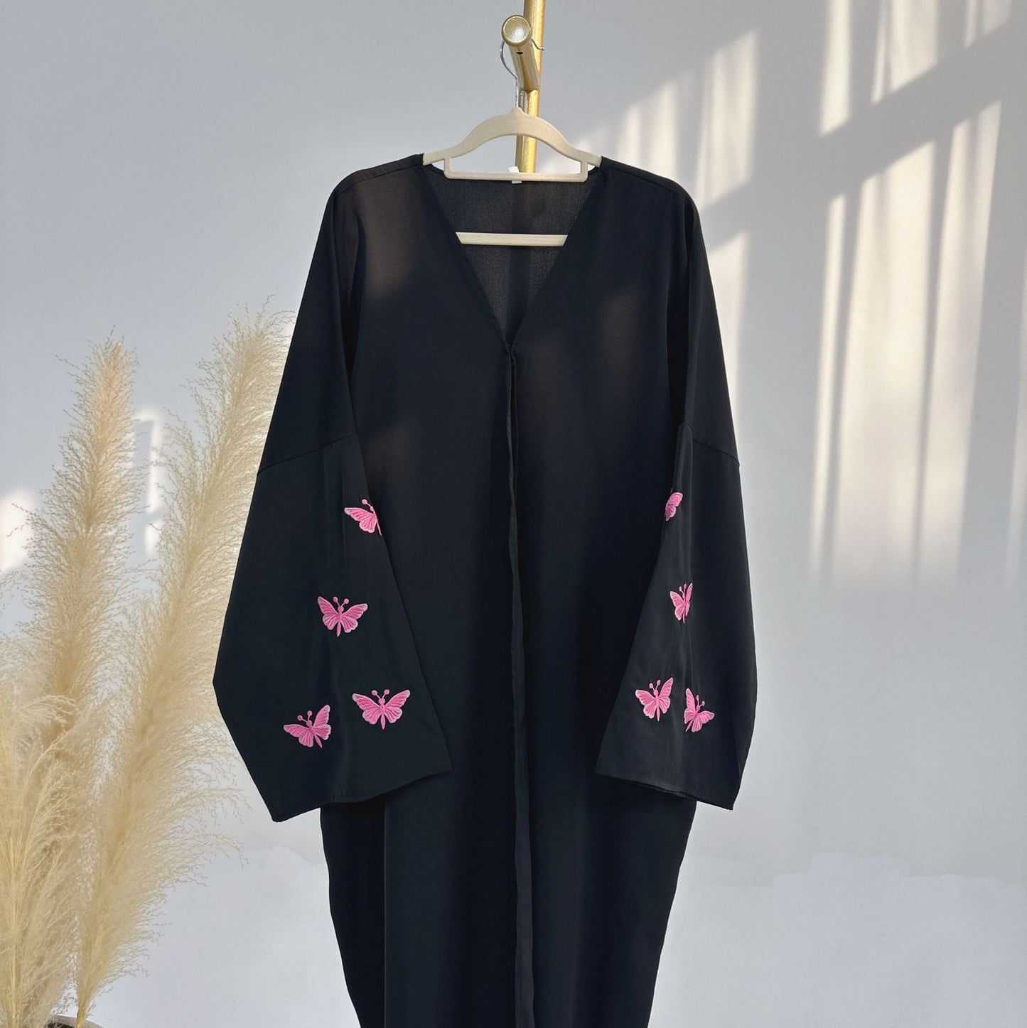 Butterfly Embroidered Elegant Robe