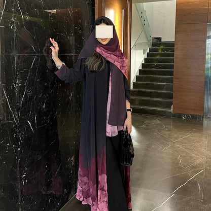 Women's Elegant Black Mosque Suit