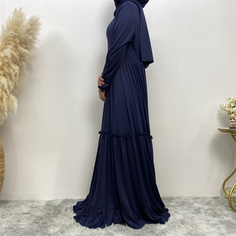 Women's Plain Modest Abaya Dress