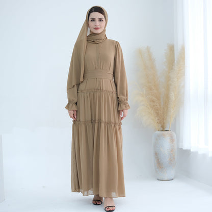 Women's Plain Modest Abaya Dress