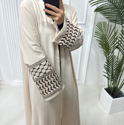 Women's Embroidered Fringed Modest Robe