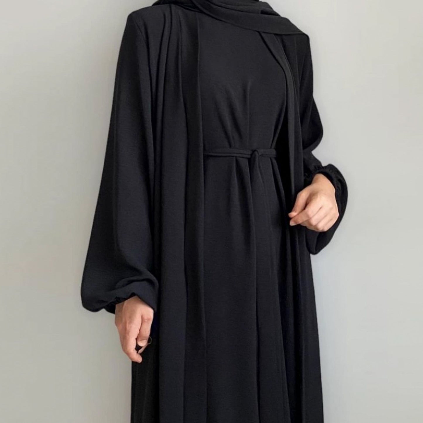 Women's Plain Modest Two-piece Suit