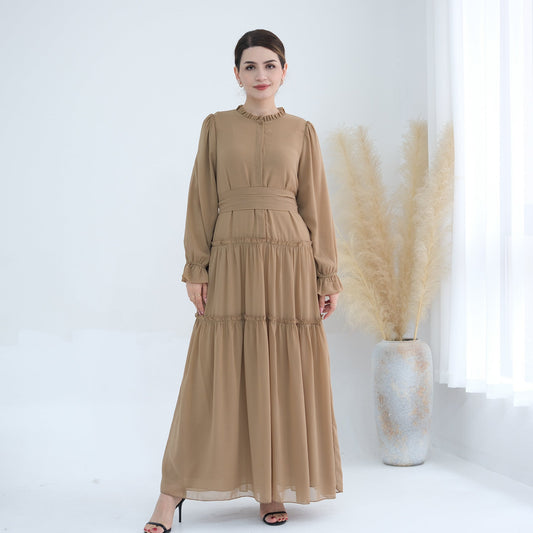 Women's Plain Modest Abaya Dress