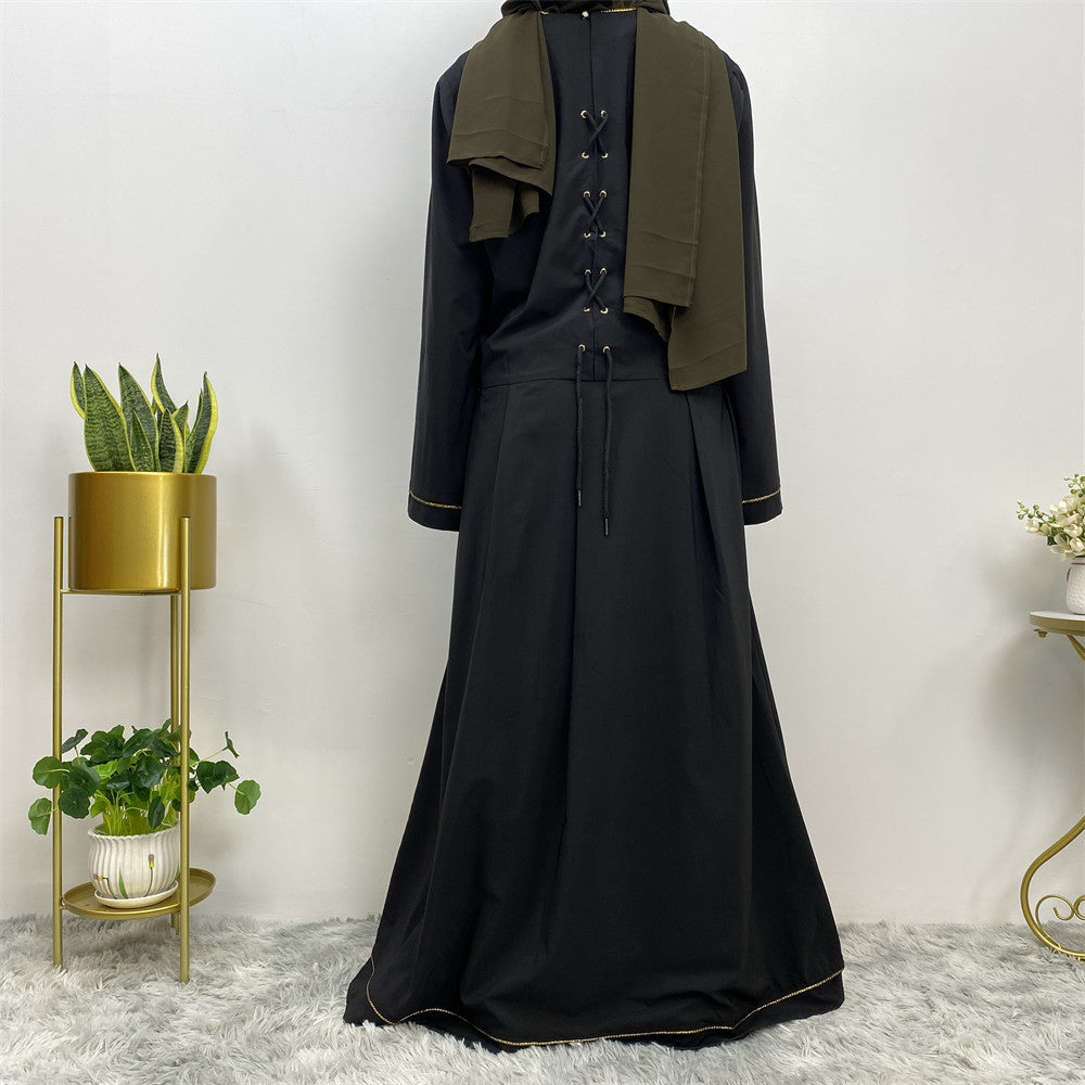 Modest Black Abaya Dress