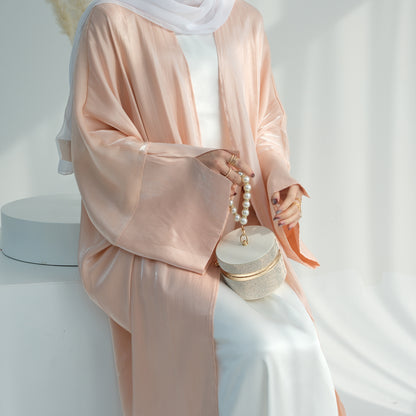 Plain Glitter Fabric Exquisite Robe