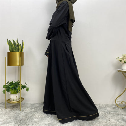 Modest Black Abaya Dress